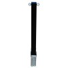 Heavy Duty Black Removable Parking & Security Post with Top Mounted Chain Eyelets – Lockable Bollard  (100P)