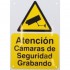 A5 Spanish CCTV External Warning Sign