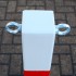 Two Top Mounted Chain Eyelets for the Removable Bollard