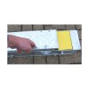 620 Yellow Fold Away Parking Post (post folded away and the lid closing).