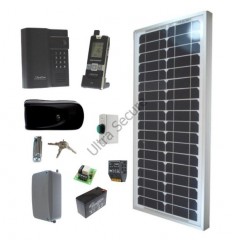 Solar Electronic Gate Lock & Wireless Intercom with Keypad Kit 2