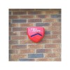 Wireless Smart Alarm Battery Powered Siren, Flashing Strobe & Control Panel (mounted on the wall).