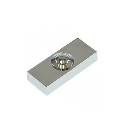 Chrome Push Button, often used with Ultra Secure Direct's Long Range Wireless Door bell