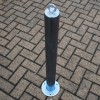 Galvanised 76 mm Diameter Bolt Down Steel Bollard & Eyelet (001-2570)
