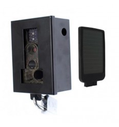 MMS C60 Battery CCTV with Protective Steel Cage & Solar Charger