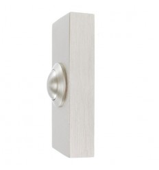 Silver Brush Finished Push Button 