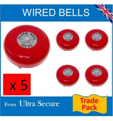 5 X 12v Wired Bell Trade Pack