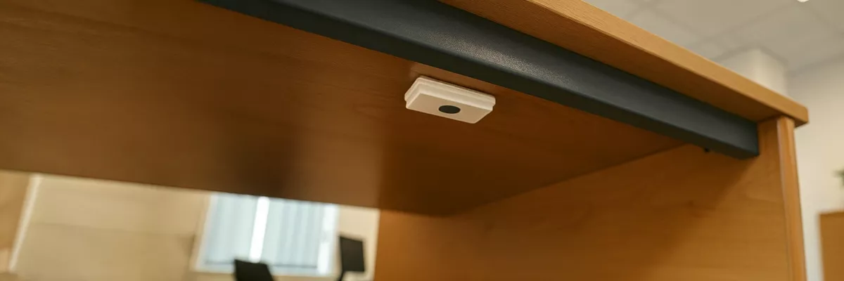 sos panic button activation under desk